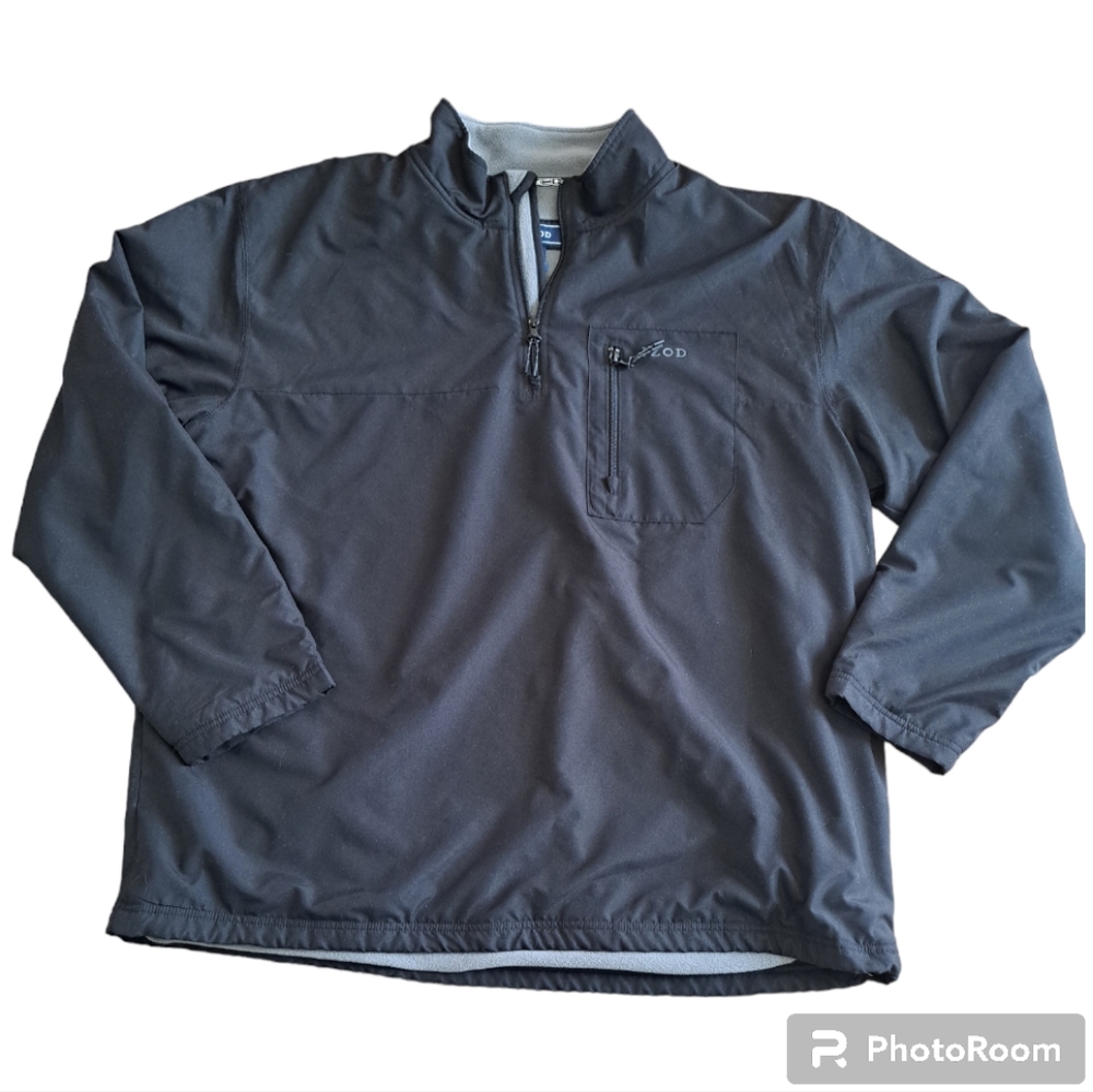 Mens Izod 1/4 Zip Fleece Lined Pullover Jacket Size XXL